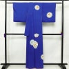付け下げ 正絹 古典柄 袷仕立て 身丈160.5cm 裄丈65.5cm 青・紺_画像2