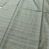 紬 アンティーク風 正絹 縞柄・線柄 袷仕立て 身丈152cm 裄丈64.5cm 緑・うぐいす色_画像5