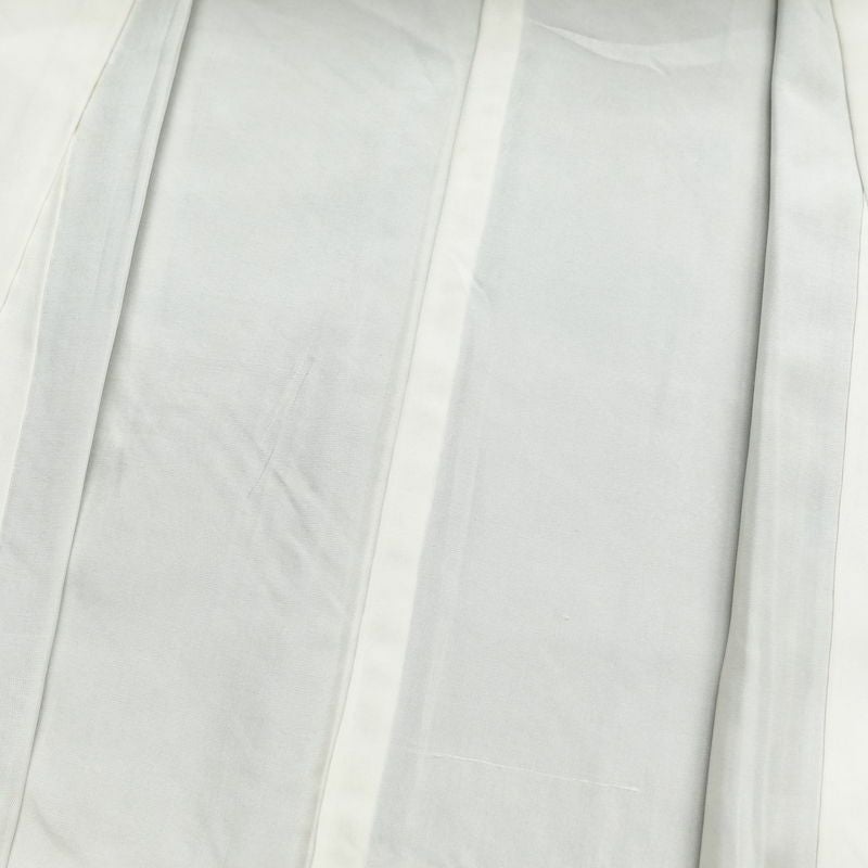 紬 正絹 木の葉・植物柄 袷仕立て 身丈165cm 裄丈67.5cm つむぎ 黒_画像15