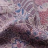 小紋 縮緬 正絹 木の葉・植物柄 袷仕立て 身丈163cm 裄丈65cm 紫・藤色_画像21