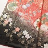 振袖 良品 金駒刺繍 正絹 古典柄 袷仕立て 身丈159.5cm 裄丈68cm 箔 金彩 フォーマル 成人式 着物 赤・朱_画像4