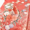 振袖 良品 金駒刺繍 正絹 古典柄 袷仕立て 身丈159.5cm 裄丈68cm 箔 金彩 フォーマル 成人式 着物 赤・朱_画像5