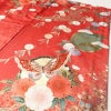 振袖 良品 金駒刺繍 正絹 古典柄 袷仕立て 身丈159.5cm 裄丈68cm 箔 金彩 フォーマル 成人式 着物 赤・朱_画像12