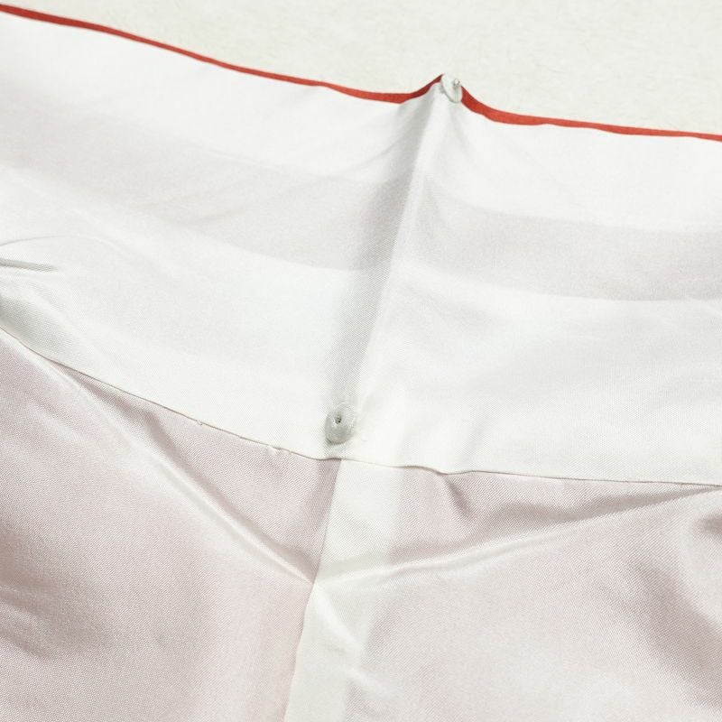 振袖 しつけ糸付き 絞り 正絹 古典柄 袷仕立て 身丈160cm 裄丈66cm 箔 金彩 銀彩 刺繍 フォーマル 着物 赤・朱_画像20