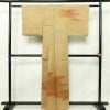 付け下げ 正絹 幾何学柄・抽象柄 袷仕立て 身丈158cm 裄丈65.5cm ぼかし 黄・黄土色_画像2
