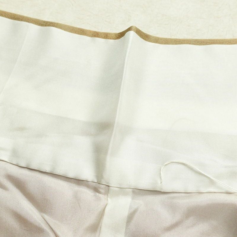 付け下げ 正絹 幾何学柄・抽象柄 袷仕立て 身丈158cm 裄丈65.5cm ぼかし 黄・黄土色_画像17