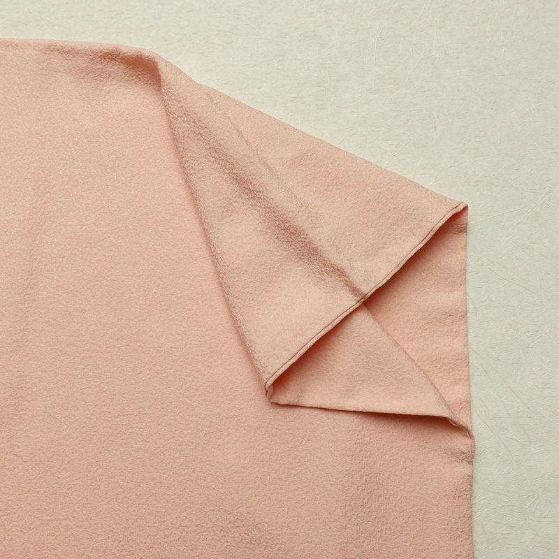 付け下げ 良品 スワトウ刺繍 一つ紋付き 正絹 古典柄 袷仕立て 身丈162.5cm 裄丈67.5cm 刺繍 共八掛 ピンク_画像14