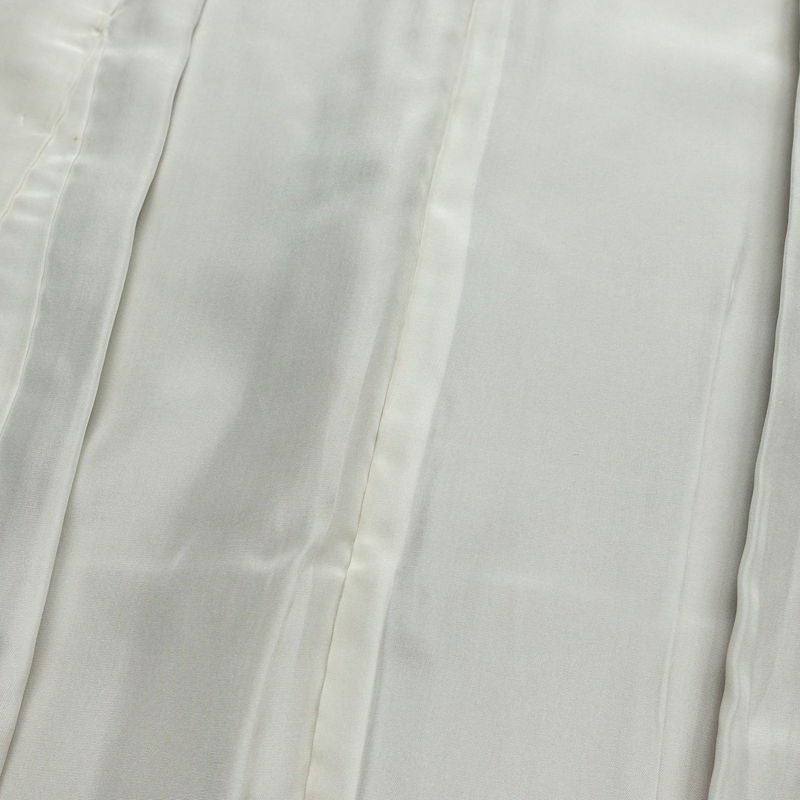 付け下げ 正絹 梨地 ぼかし 木の葉・植物柄 袷仕立て 身丈160cm 裄丈63.5cm ベージュ_画像19