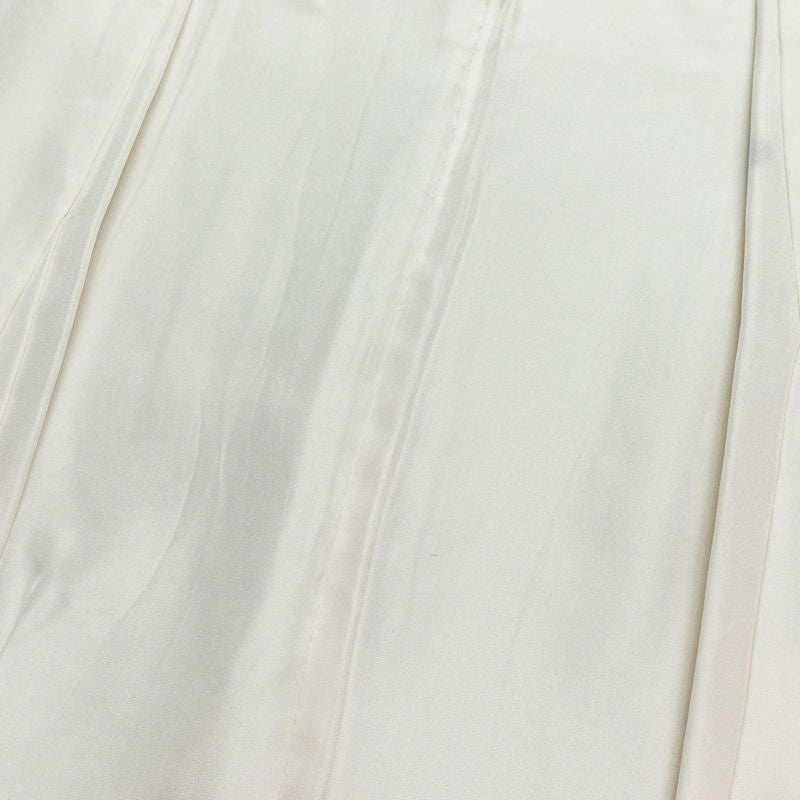 付け下げ 絞り 正絹 花柄 袷仕立て 身丈157.5cm 裄丈63.5cm 箔 金彩 白_画像18