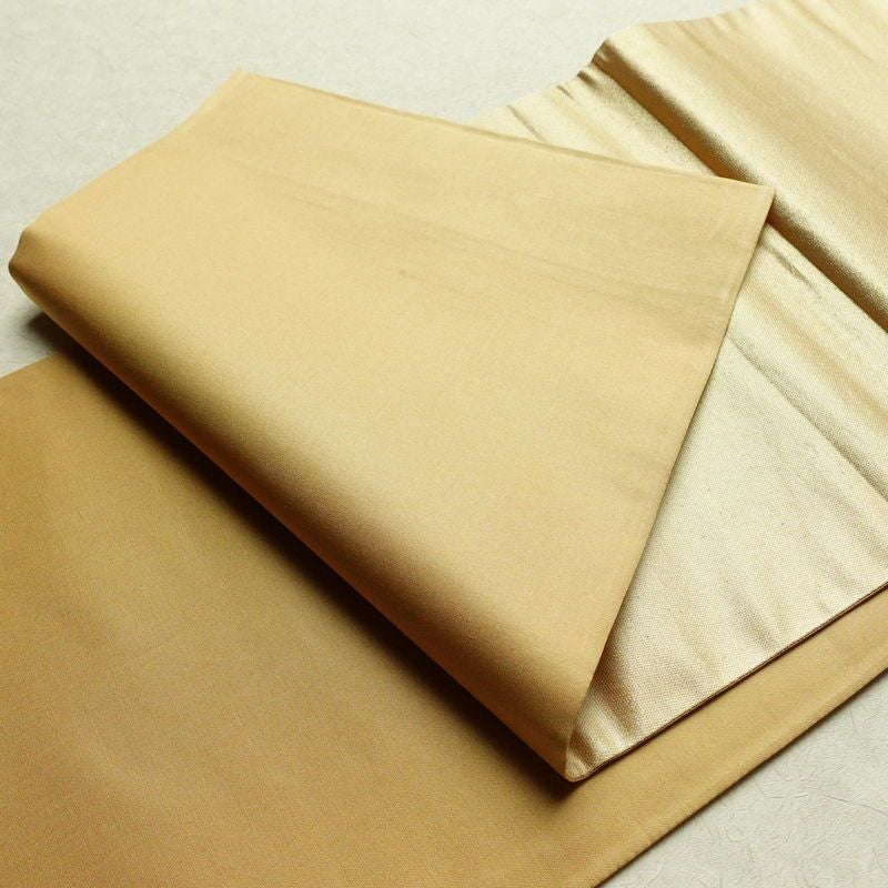 袋帯 太鼓柄 良品 スワトウ刺繍 フォーマル用 正絹 木の葉・植物柄 刺繍 金・銀_画像9