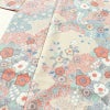 小紋 良品 総柄 正絹 花柄 袷仕立て 身丈164.5cm 裄丈65cm ベージュ_画像5