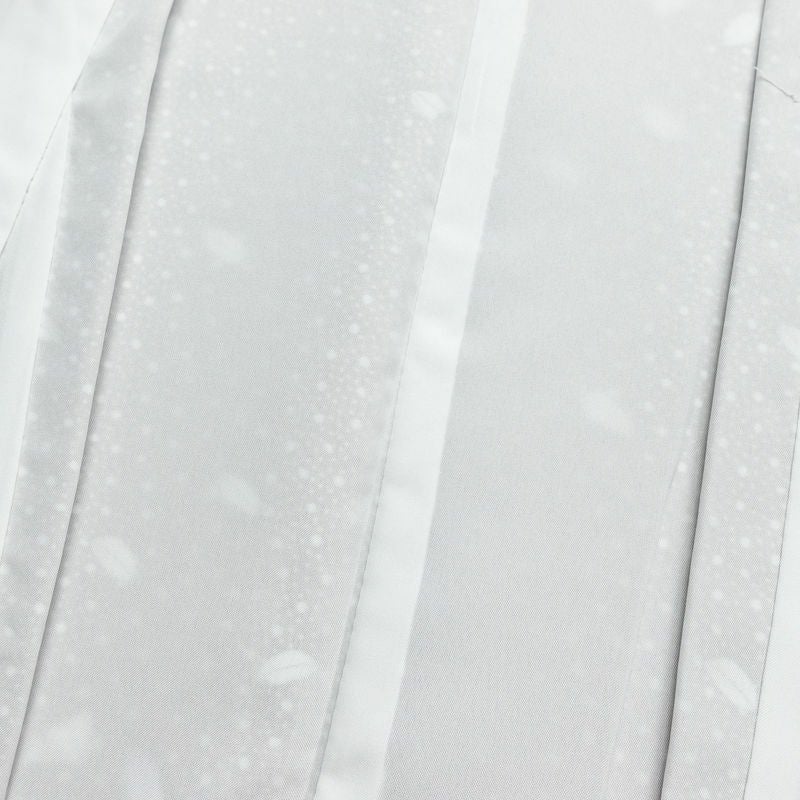 小紋 良品 ポリエステル 木の葉・植物柄 袷仕立て 身丈156cm 裄丈64.5cm 小豆・エンジ_画像17