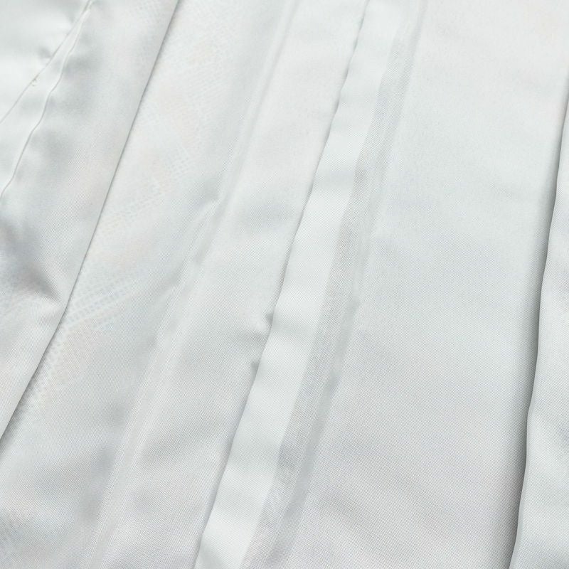 小紋 美品 しつけ糸付き ポリエステル 木の葉・植物柄 袷仕立て 身丈163cm 裄丈68cm 多色使い_画像18