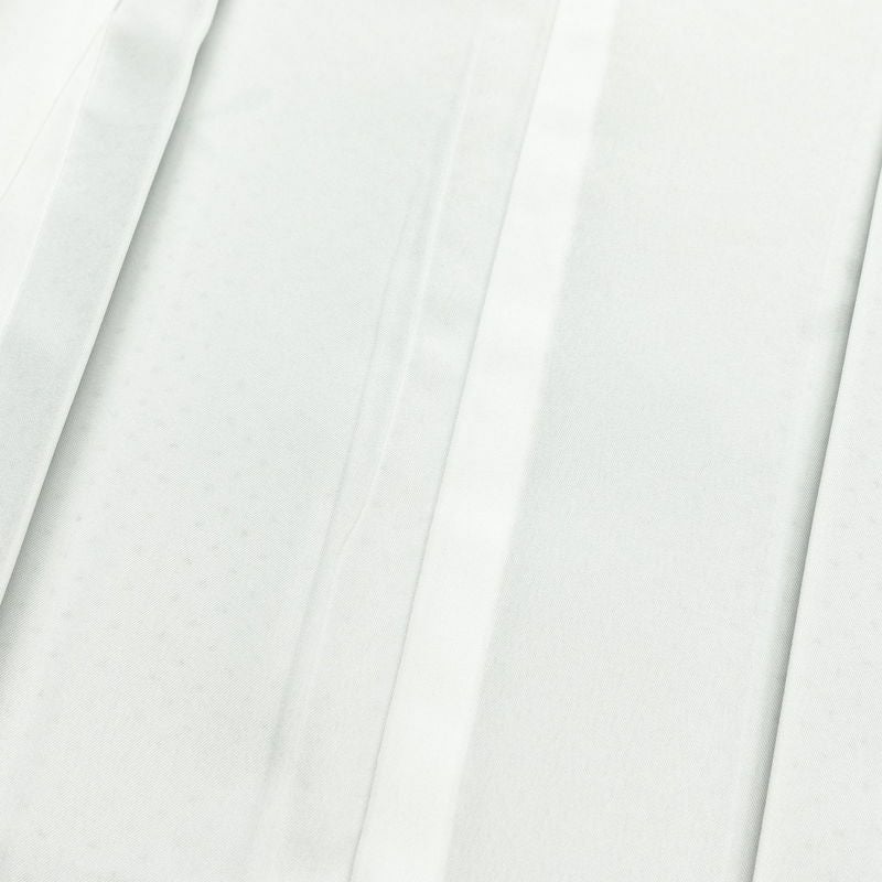 小紋 美品 しつけ糸付き ポリエステル 古典柄 袷仕立て 身丈164.5cm 裄丈67cm グレー_画像17