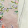 小紋 総柄 正絹 花柄 袷仕立て 身丈164cm 裄丈66.5cm 金彩 ピンク_画像14
