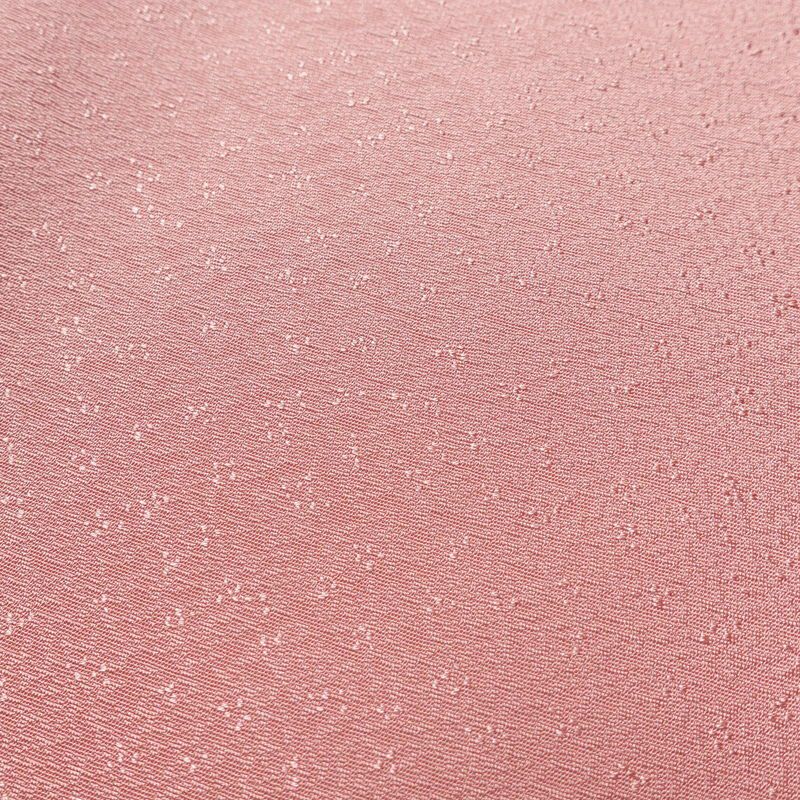 色無地 美品 草木染 落款入り しつけ糸付き 一つ紋付き 正絹 無地 袷仕立て 身丈162.5cm 裄丈67cm ピンク_画像7