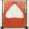 振袖 金駒刺繍 正絹 蝶・昆虫柄 袷仕立て 身丈158cm 裄丈65cm 箔 共八掛 金彩 成人式 二十歳 赤・朱_画像3