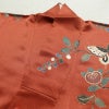 振袖 金駒刺繍 正絹 蝶・昆虫柄 袷仕立て 身丈158cm 裄丈65cm 箔 共八掛 金彩 成人式 二十歳 赤・朱_画像16