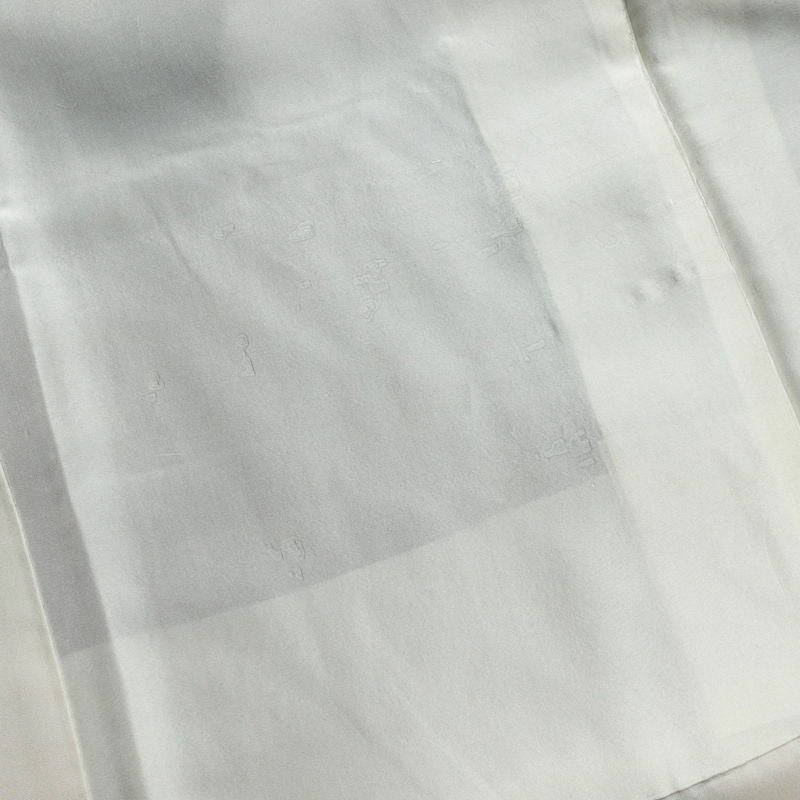 付け下げ スワトウ刺繍 紬地 正絹 古典柄 袷仕立て 身丈164cm 裄丈65.5cm 紫・藤色_画像19