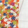 小紋 良品 縮緬 正絹 木の葉・植物柄 袷仕立て 身丈157.5cm 裄丈66cm 紅葉 橙_画像17