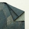 紬 良品 正絹 幾何学柄・抽象柄 袷仕立て 身丈160cm 裄丈65cm 一部しつけ糸付き 緑・うぐいす色_画像12