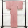 小紋 絞り 総絞り 正絹 古典柄 袷仕立て 身丈159.5cm 裄丈63.5cm ピンク_画像2