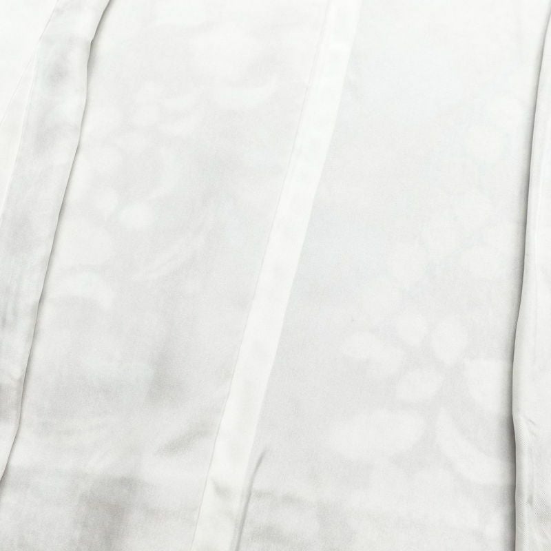 小紋 良品 正絹 花柄 袷仕立て 身丈156.5cm 裄丈63.5cm 辻が花風 赤・朱_画像17