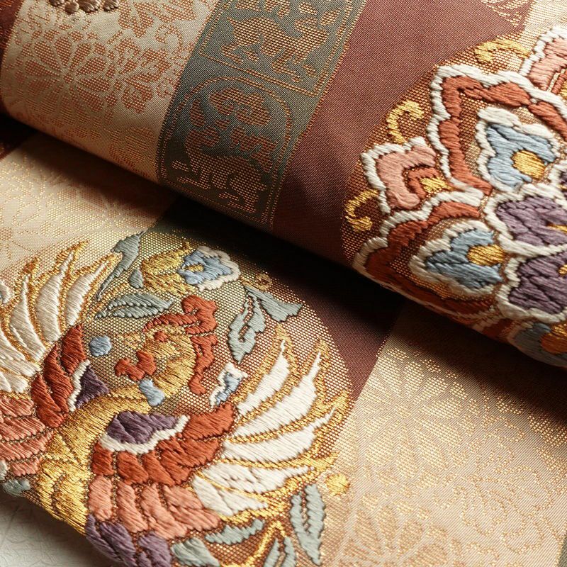 袋帯 六通柄 フォーマル用 正絹 幾何学柄・抽象柄 多色使い_画像6