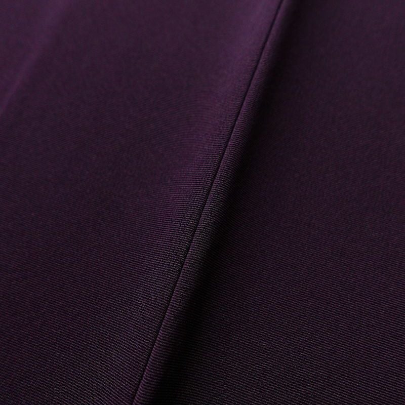 色無地 しつけ糸付き 一つ紋付き 正絹 無地 袷仕立て 身丈163.5cm 裄丈66.5cm 着物 共八掛 紫・藤色_画像7