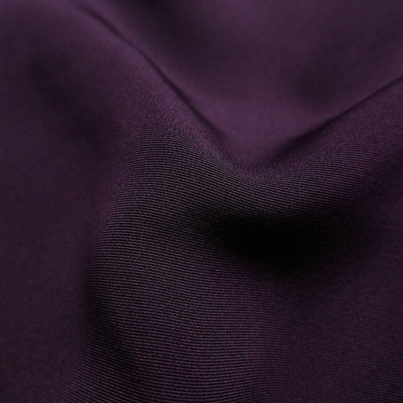 色無地 しつけ糸付き 一つ紋付き 正絹 無地 袷仕立て 身丈163.5cm 裄丈66.5cm 着物 共八掛 紫・藤色_画像21