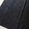 紬 正絹 幾何学柄・抽象柄 袷仕立て 身丈154.5cm 裄丈63cm 着物 青・紺_画像4