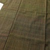 紬 正絹 その他の柄 袷仕立て 身丈156cm 裄丈63cm 緑・うぐいす色_画像5