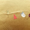 袋帯 六通柄 正絹 古典柄 刺繍 独楽 傘 黄・黄土色_画像3
