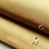 袋帯 六通柄 正絹 古典柄 刺繍 独楽 傘 黄・黄土色_画像9