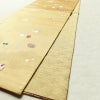袋帯 六通柄 正絹 古典柄 刺繍 独楽 傘 黄・黄土色_画像10