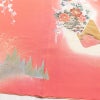 訪問着 縮緬 正絹 古典柄 袷仕立て 身丈158.5cm 裄丈67cm 箔 ピンク_画像10