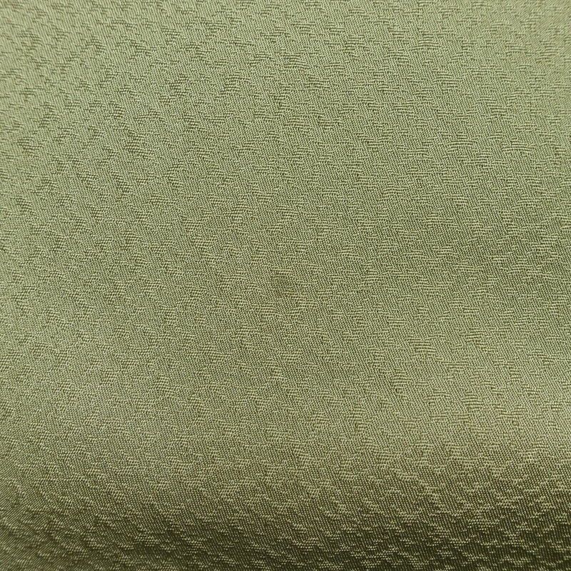 付け下げ 正絹 その他の柄 袷仕立て 身丈167.5cm 裄丈65cm 緑・うぐいす色_画像12