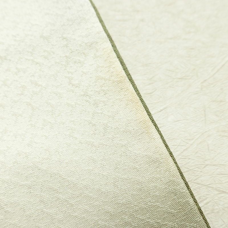 付け下げ 正絹 その他の柄 袷仕立て 身丈167.5cm 裄丈65cm 緑・うぐいす色_画像21