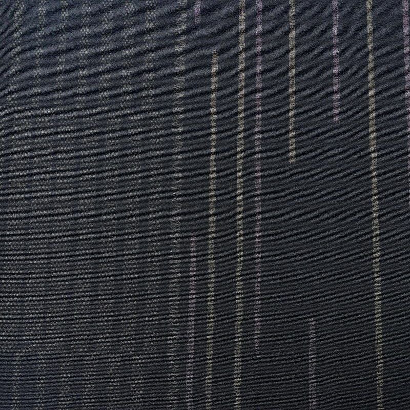 小紋 縮緬 正絹 幾何学柄・抽象柄 袷仕立て 身丈163.5cm 裄丈65.5cm 青・紺_画像6