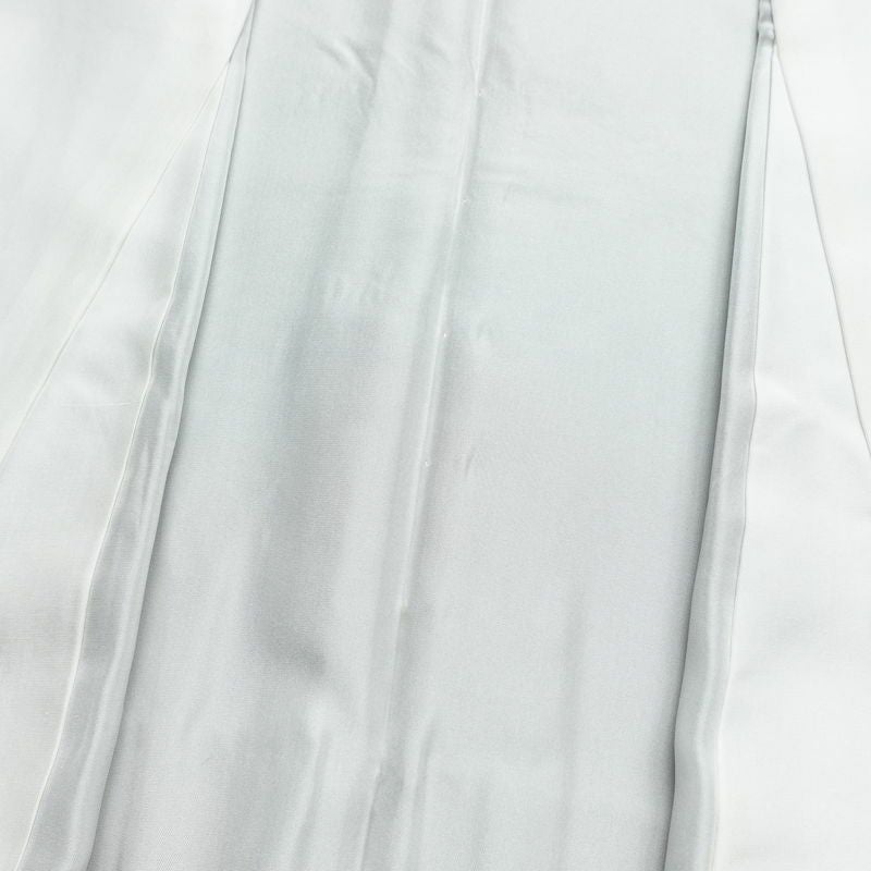 小紋 縮緬 正絹 幾何学柄・抽象柄 袷仕立て 身丈163.5cm 裄丈65.5cm 青・紺_画像17