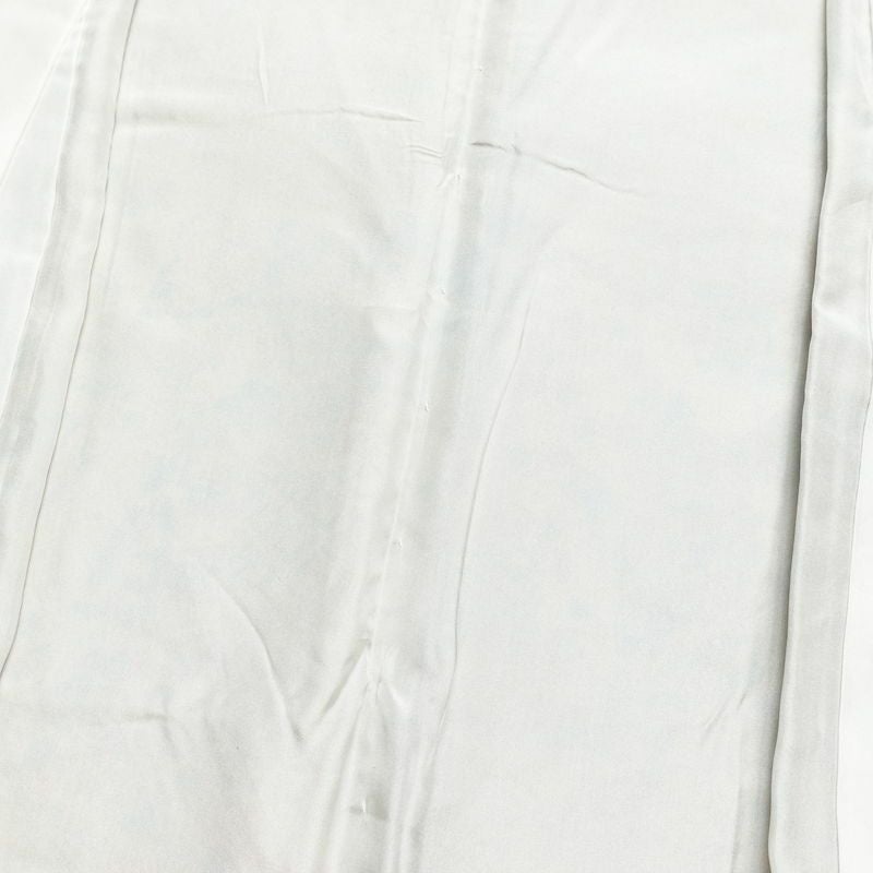 小紋 良品 縮緬 正絹 古典柄 袷仕立て 身丈161.5cm 裄丈66cm 黄・黄土色_画像18