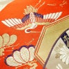 袋帯 六通柄 フォーマル用 正絹 古典柄 扇面 箔 ベージュ_画像4
