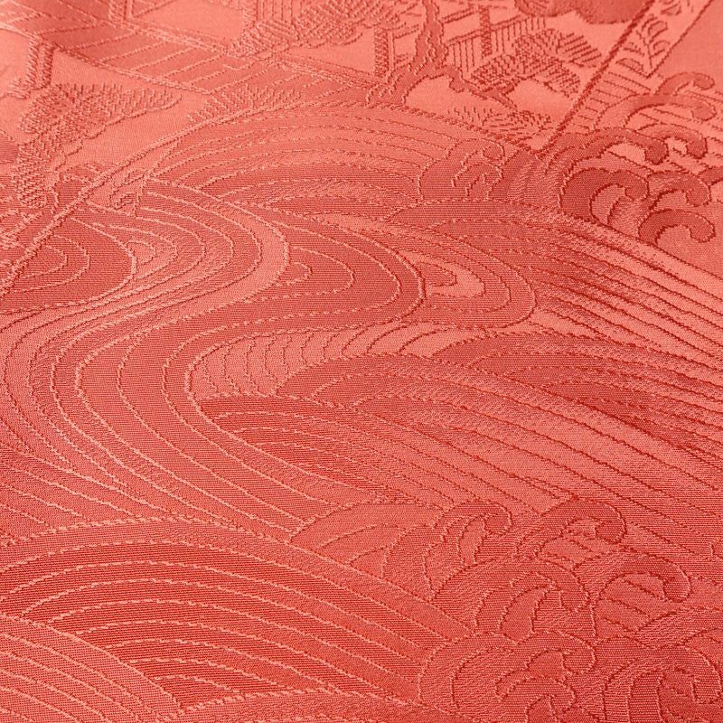 付け下げ 正絹 古典柄 袷仕立て 身丈159cm 裄丈67.5cm ピンク_画像7