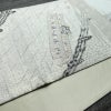 袋帯 六通柄 フォーマル用 正絹 風景柄 金糸 グレー_画像12