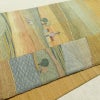 袋帯 太鼓柄 良品 すくい織 一般用 正絹 風景柄 黄・黄土色_画像11