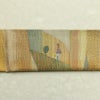 袋帯 太鼓柄 良品 すくい織 一般用 正絹 風景柄 黄・黄土色_画像18