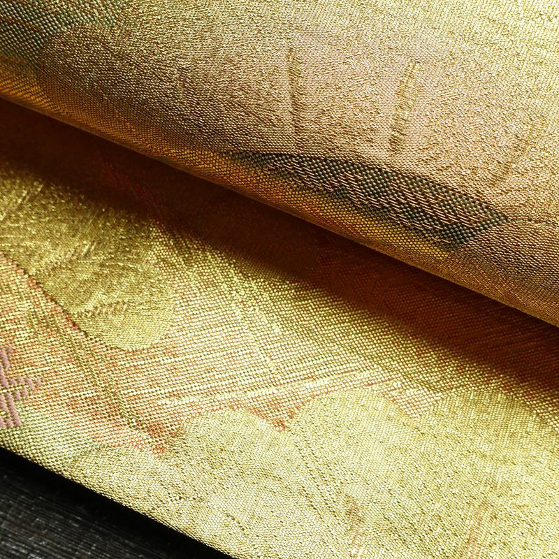 袋帯 佐賀錦 本場筑前博多織 六通柄 良品 証紙あり フォーマル用 正絹 古典柄 金・銀_画像7