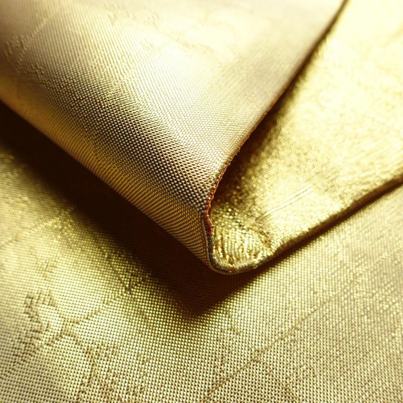 袋帯 佐賀錦 本場筑前博多織 六通柄 良品 証紙あり フォーマル用 正絹 古典柄 金・銀_画像10