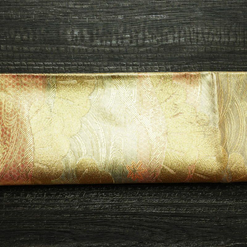 袋帯 佐賀錦 本場筑前博多織 六通柄 良品 証紙あり フォーマル用 正絹 古典柄 金・銀_画像14
