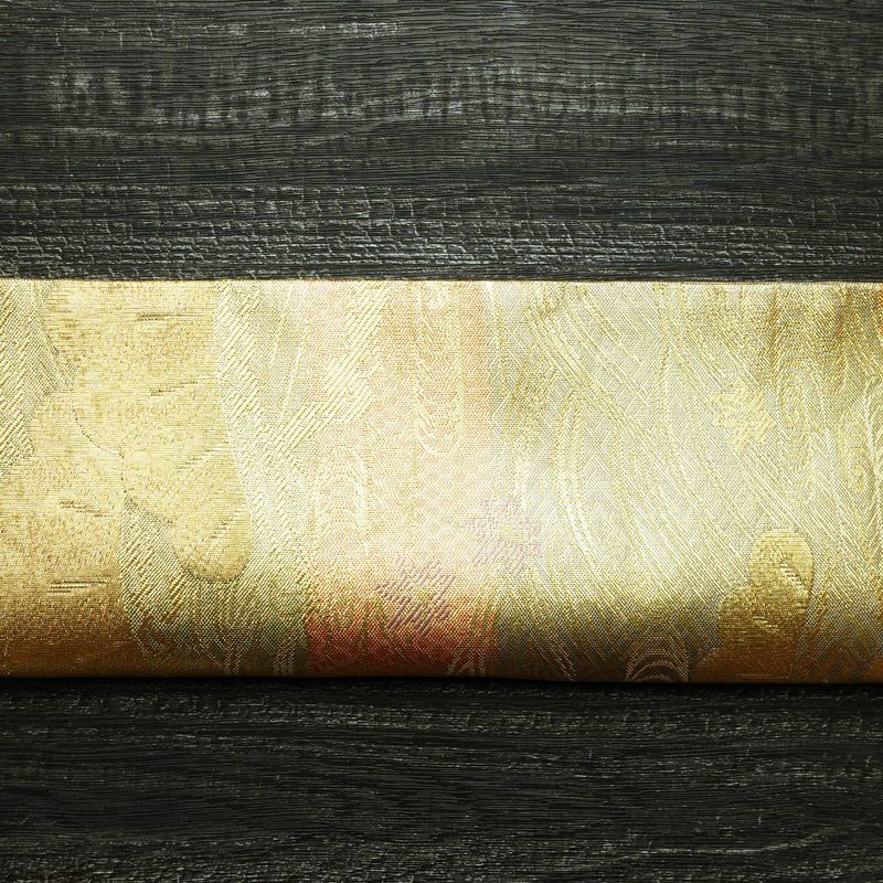 袋帯 佐賀錦 本場筑前博多織 六通柄 良品 証紙あり フォーマル用 正絹 古典柄 金・銀_画像15